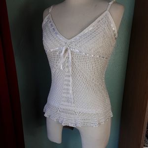 Say What? Crochet Top Size Large